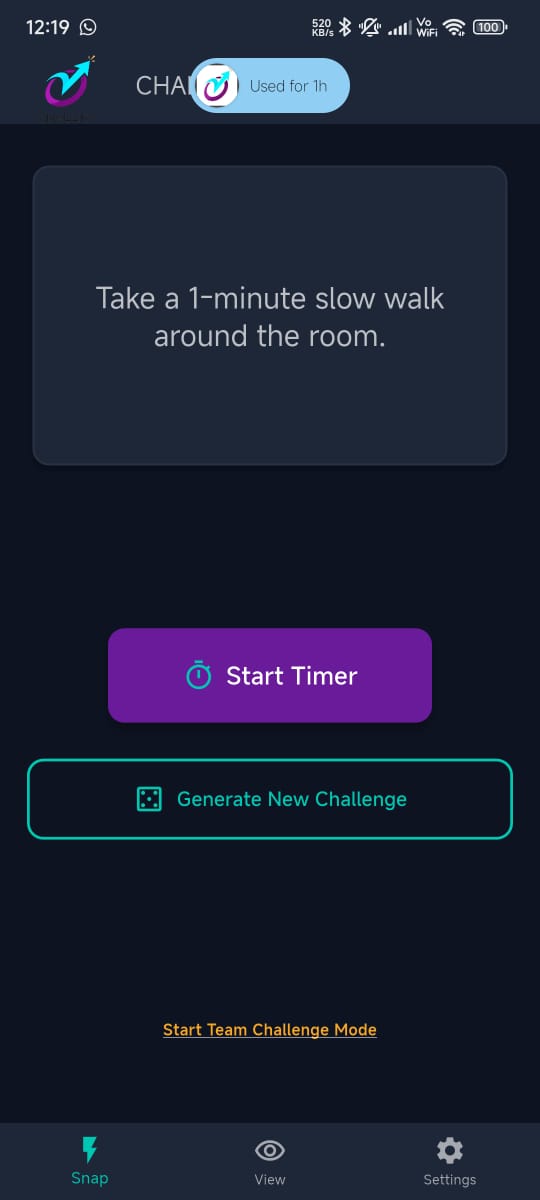 Challify App Screenshot